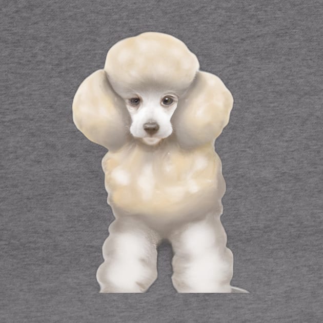 Cute Poodle Drawing by Play Zoo